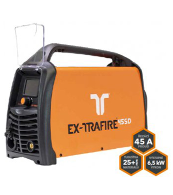 EX-TRAFIRE 45 SD, 3X400V STROJNÍ HOŘÁK + STARTER KIT